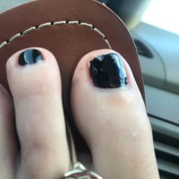 There version of mani/pedi doesn't meet decent standards. No cuticle treatment, pedi took 10 minutes and looks like a 5 year old did it.