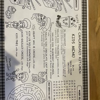 The Chalkboard Kitchen - Kids menu - Breakfast & Brunch Near Me - South Haven, Michigan