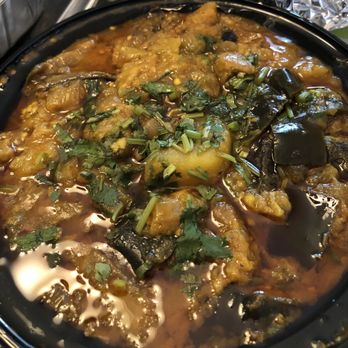 Tasty Halal Restaurant - Aloo Baigun - Pakistani Near Me - Bridgeport, Connecticut