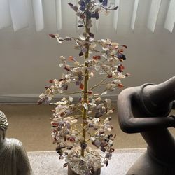 Tenzin Imports - Multi gem and crystal tree