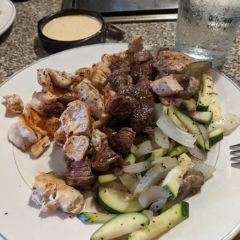 Fuji Japanese Restaurant - Warrior dinner. It had filet mignon, chicken and shrimp! - Japanese Near Me - Macedonia, Ohio