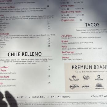 Gloria's Latin Cuisine - Menu - Tex-Mex Near Me - Arlington, Texas