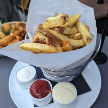 Prank - Fries with all the dipping sauces - Cocktail Bars Near Me - Los Angeles, California Prank - Fries with all the dipping sauces - Cocktail Bars Near Me - Los Angeles, California