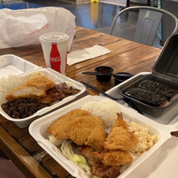 Shaka - BBQ Katsu Mix, Seafood Mix, 2 Piece Musubis - Hawaiian Near Me - The Colony, Texas Shaka - BBQ Katsu Mix, Seafood Mix, 2 Piece Musubis - Hawaiian Near Me - The Colony, Texas