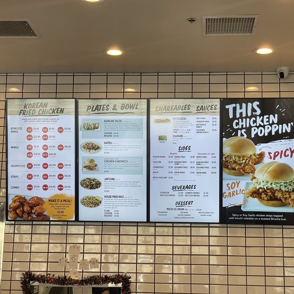 Bonchon - Menu - Korean Near Me - Artesia, California