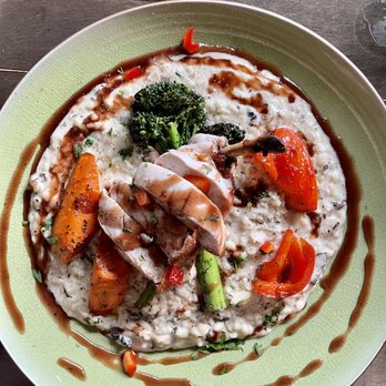 Ampersand 27 - Chicken with mushroom risotto - Canadian (New) Near Me - Edmonton, Alberta