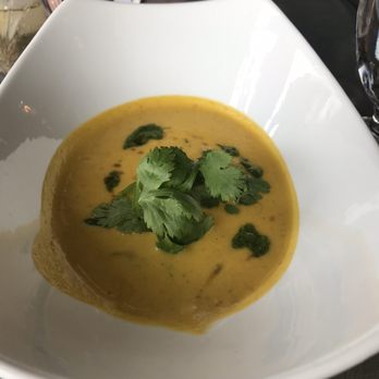 The Copper Fox - Oh my! Coconut curry soup!! Yum! - New American Near Me - Springfield, Vermont