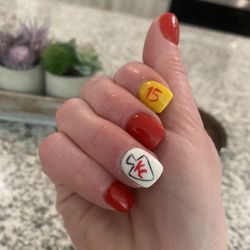 VS Nail Bar - Kansas City Chiefs!!