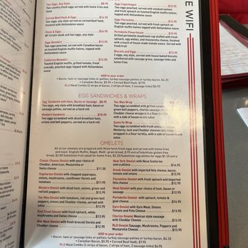 Red Line Diner - Menu 5 as of 1/2025 - Diners Near Me - Fishkill, New York