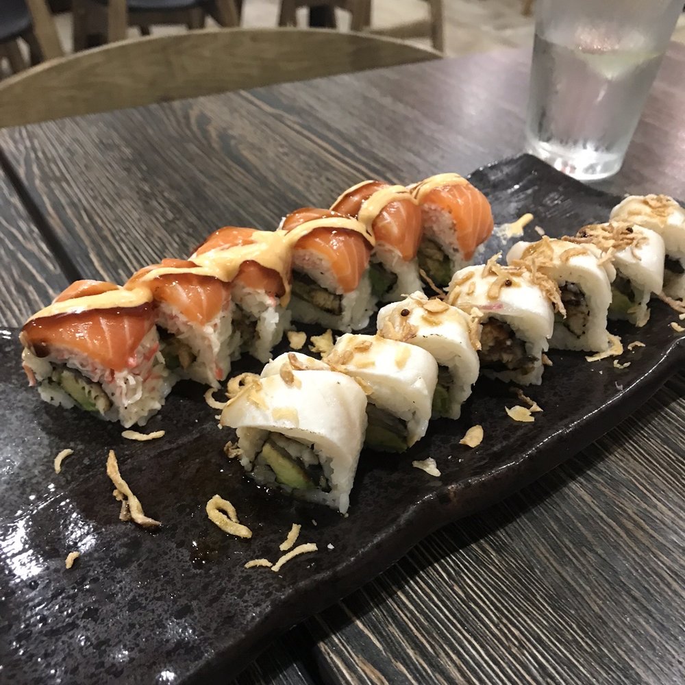 Hayashi Sushi - Fuji Yama and Giant roll - Sushi Bars Near Me - Half Moon Bay, California Hayashi Sushi - Fuji Yama and Giant roll - Sushi Bars Near Me - Half Moon Bay, California