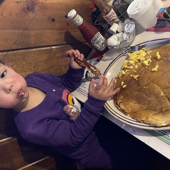 Crazy Otto's Diner - My daughter tried but wasn't able to finish her pancake, she did give it a good try lol - Diners Near Me - Lancaster, California Crazy Otto's Diner - My daughter tried but wasn't able to finish her pancake, she did give it a good try lol - Diners Near Me - Lancaster, California