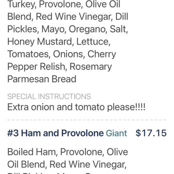 Jersey Mike's Subs - Here is what I ordered. And they swapped the toppings on the subs!!! - Sandwiches Near Me - San Pedro, California Jersey Mike's Subs - Here is what I ordered. And they swapped the toppings on the subs!!! - Sandwiches Near Me - San Pedro, California