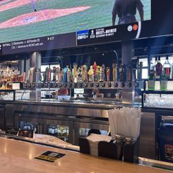 Buffalo Wild Wings - Bar view lots of taps