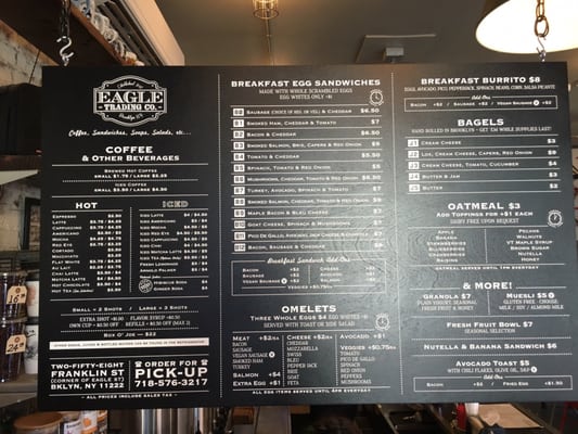 Menu photo 3 Eagle Trading Brooklyn, NY