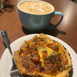 Jacob’s Well - Quiche and a mocha latte