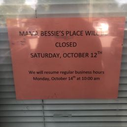 So people don't have to waste gaslyft money to come patronize your business. Keep people abreast on sudden closings!