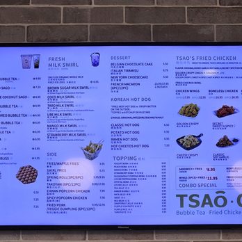 Tsaocaa - Menu - Bubble Tea Near Me - Charlotte, North Carolina