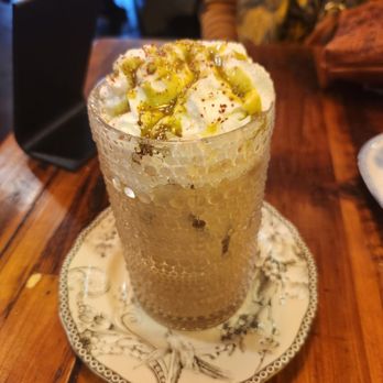 Colattao Coffee House - Pistachio Latte - Coffee & Tea Near Me - Virginia Beach, Virginia