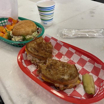 Stam’s Luncheonette - Tuna melt & an egg salad - YUM! - Ice Cream & Frozen Yogurt Near Me - Chestertown, Maryland