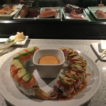 Squid Ink - Ultimate Philly (Left) sub. Smoked Salmon for Raw Salmon & Dirty Rockstar (Right) - Sushi Bars Near Me - Peoria, Arizona Squid Ink - Ultimate Philly (Left) sub. Smoked Salmon for Raw Salmon & Dirty Rockstar (Right) - Sushi Bars Near Me - Peoria, Arizona