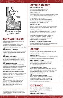 Menu photo 1 The Nook Salmon, ID