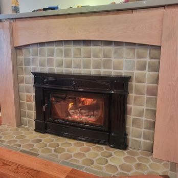 Sweep's Luck - No smoke and really efficient compared to original fireplace. - Chimney Sweeps Near Me