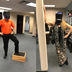 Empower Physical Therapy - Fun with patients for the solar eclipse