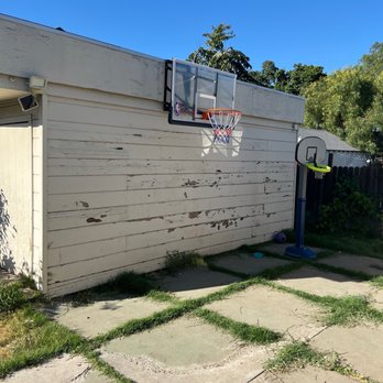 Elevation Exterior Painting - Hung my new basketball court - Painters Near Me Elevation Exterior Painting - Hung my new basketball court - Painters Near Me
