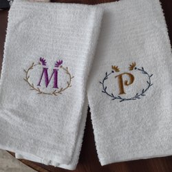 Patti's Leather & Lace shop - Embroidery bar towels