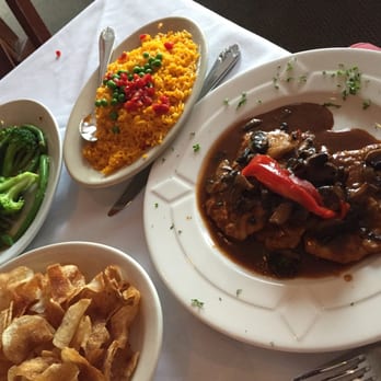 Sangria Y Tapas - Ternera Marsala: veal with marsala wine sauce - Tapas Bars Near Me - Westlake, Ohio Sangria Y Tapas - Ternera Marsala: veal with marsala wine sauce - Tapas Bars Near Me - Westlake, Ohio