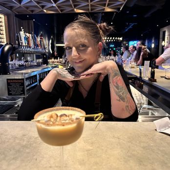 Eureka! - Linda and her special pumpkin drink! - American Near Me - Aliso Viejo, California