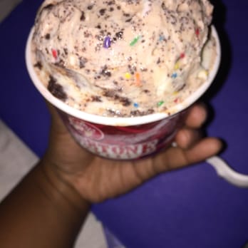 Cold Stone Creamery - Birthday Cake Remix. Sweet Cream Ice cream, brownie chunks , and sprinkles. - Ice Cream & Frozen Yogurt Near Me - Howard Beach, New York