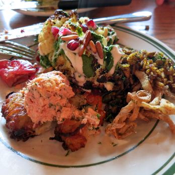 Fat Pasha - Roasted Cauliflower, Squash & Shiitake Rice, Red Lentils Pumpkin Soup, Rainbow Trout - Middle Eastern Near Me - Toronto, Ontario
