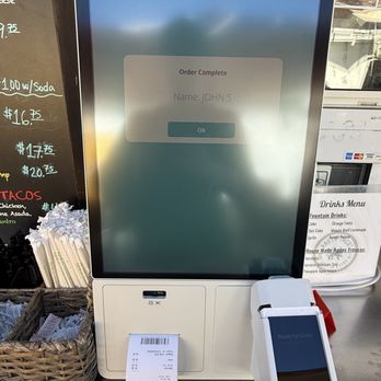 Rasta Taco - Self ordering - easy peasy of line but slower if none - Mexican Near Me - Laguna Beach, California Rasta Taco - Self ordering - easy peasy of line but slower if none - Mexican Near Me - Laguna Beach, California