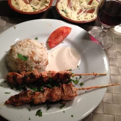 Ô Saveurs du Liban - Oops...I guess I wanted to include the hummus and wine...lol!