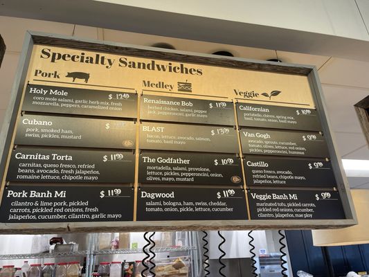 Menu photo 2 Nugget Markets Corte Madera, CA