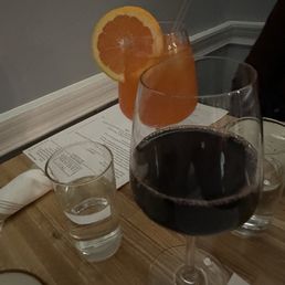 Some drinks to start off.