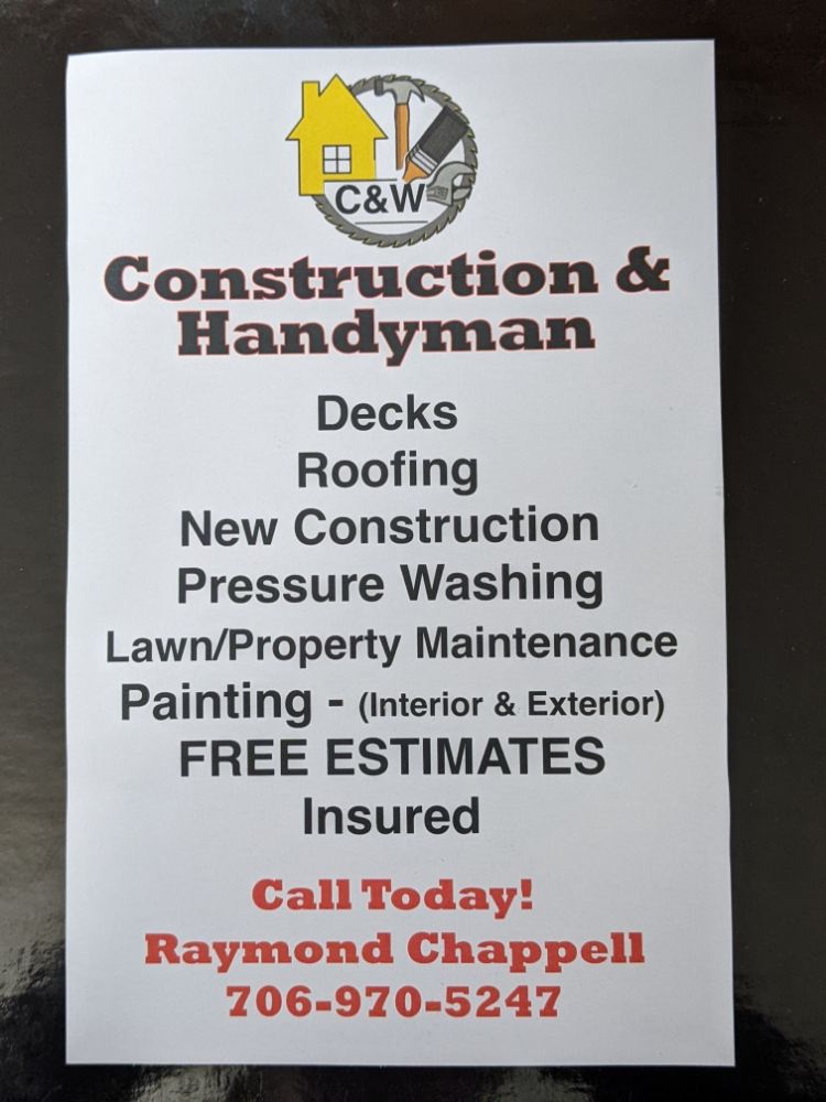 Slide of C&W Construction & Handyman