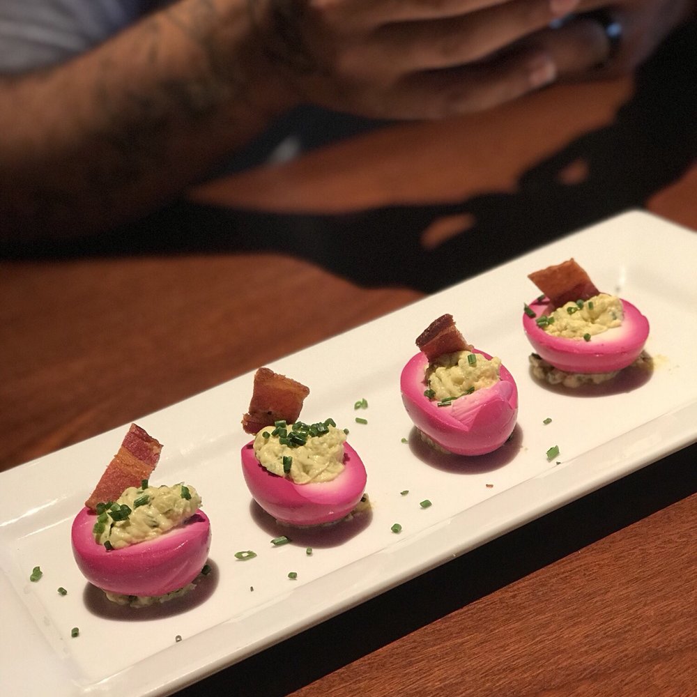 Seasons 52 - Deviled Egg - New American Near Me - Houston, Texas Seasons 52 - Deviled Egg - New American Near Me - Houston, Texas
