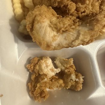 Raising Cane's Chicken Fingers - Random bitten pieces. GROSSSS - Fast Food Near Me - Phoenix, Arizona Raising Cane's Chicken Fingers - Random bitten pieces. GROSSSS - Fast Food Near Me - Phoenix, Arizona