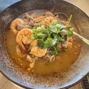 Chom Thai Kitchen - Tom Yum Noodle Soup - Thai Near Me - Concord, California Chom Thai Kitchen - Tom Yum Noodle Soup - Thai Near Me - Concord, California