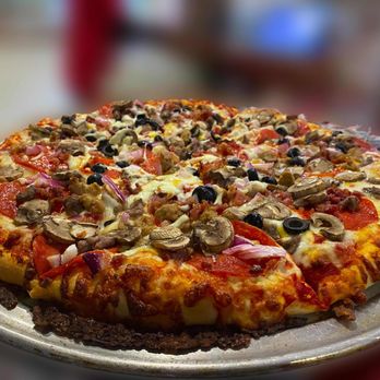 OuttaGas Pizza - "Fill-ER-UP" with Pepperoni, Sausage, Beef, Bacon, Mushrooms, and Olives
Made from Scratch Made to enjoy! - Pizza Near Me - Yachats, Oregon OuttaGas Pizza - "Fill-ER-UP" with Pepperoni, Sausage, Beef, Bacon, Mushrooms, and Olives
Made from Scratch Made to enjoy! - Pizza Near Me - Yachats, Oregon