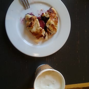 Raging Sage - Four Berry Gallette & Almond Milk Cappuccino. Mmmm.. - Coffee & Tea Near Me - Tucson, Arizona Raging Sage - Four Berry Gallette & Almond Milk Cappuccino. Mmmm.. - Coffee & Tea Near Me - Tucson, Arizona