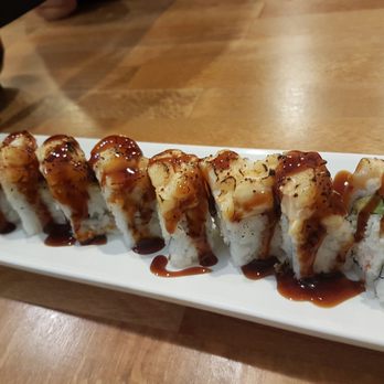 Nao Sushi - Aburi chopped scallops roll - Japanese Near Me - Burnaby, British Columbia Nao Sushi - Aburi chopped scallops roll - Japanese Near Me - Burnaby, British Columbia