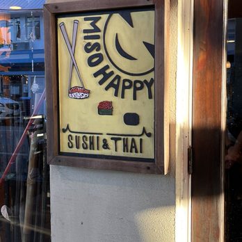 Misohappy - This cute little sign that grabbed my attention. - Sushi Bars Near Me - Key West, Florida