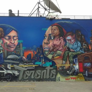 MuchMusic - Parking lot mural - Radio Stations Near Me - Toronto, Ontario