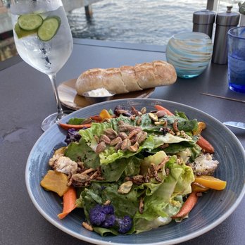 Schooners Monterey - Harvest Salad - as delicious to look at as it was to eat. Very fresh ingredients. - Seafood Near Me - Monterey, California Schooners Monterey - Harvest Salad - as delicious to look at as it was to eat. Very fresh ingredients. - Seafood Near Me - Monterey, California
