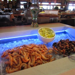 Colonial Buffet - Zona de marisco cocido.