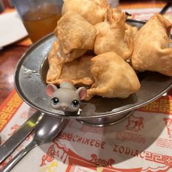 Wong Wok - Incredible Bacon Crab Rangoons. These are the largest I've seen and tastiest.