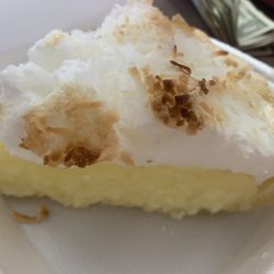 Bacon Creek Cafe - Coconut cream pie. Made fresh daily and still warm when we got it!